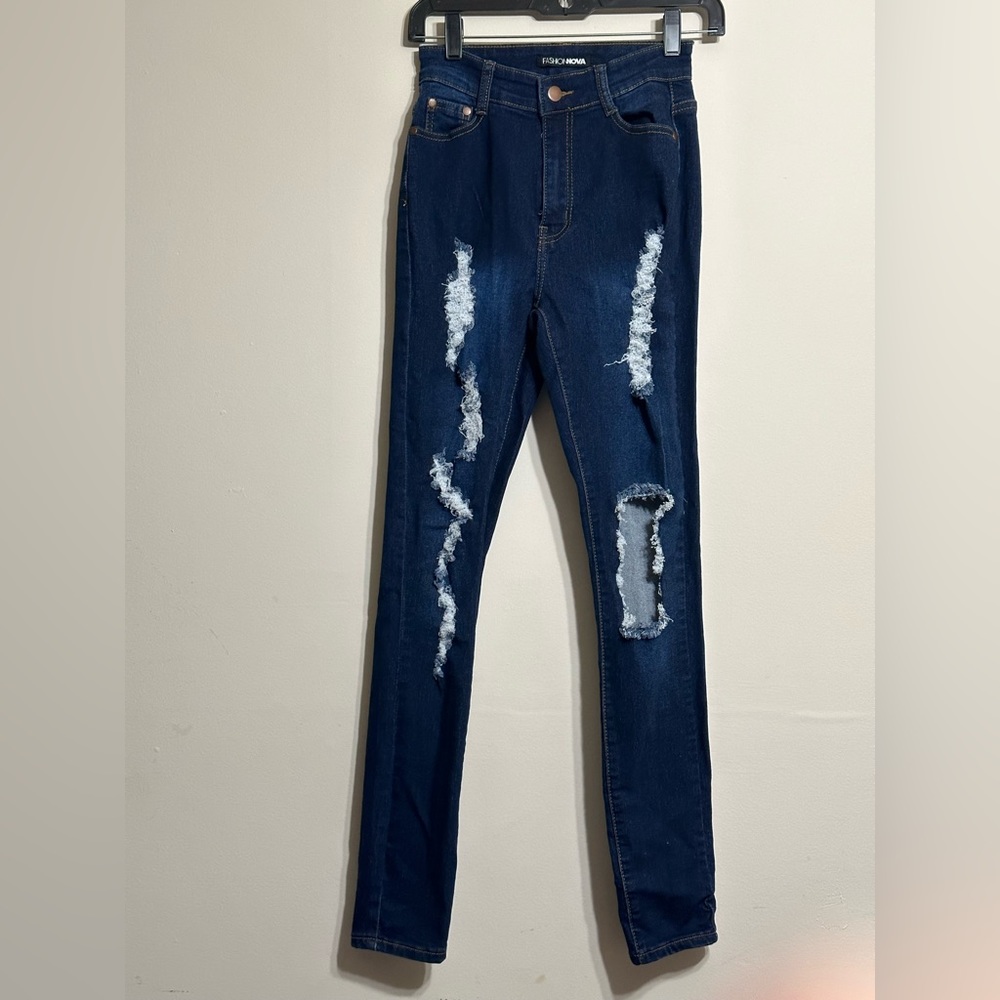 Fashion Nova Distressed Jeans